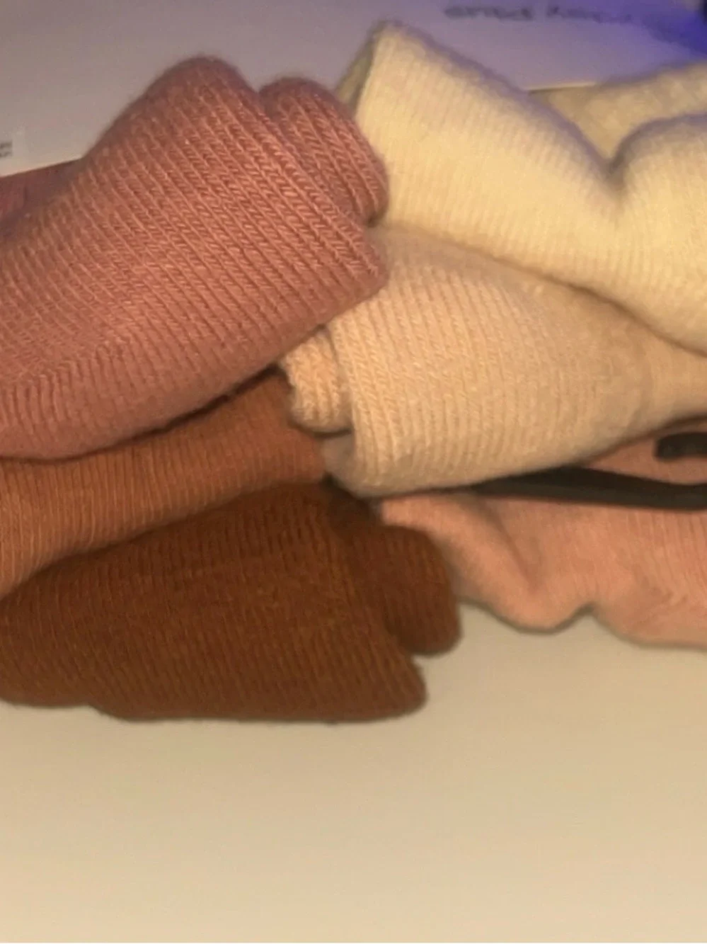 Nike Everyday Plus Crew Socks - Cream & Dusty Rose (6-Pack)